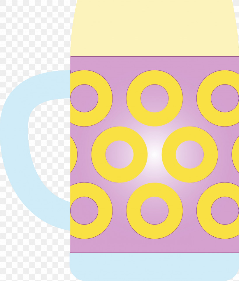 Yellow Drinkware Circle Tableware Pattern, PNG, 2550x3000px, Bavarian Beer Mug, Circle, Drinkware, Mug, Paint Download Free