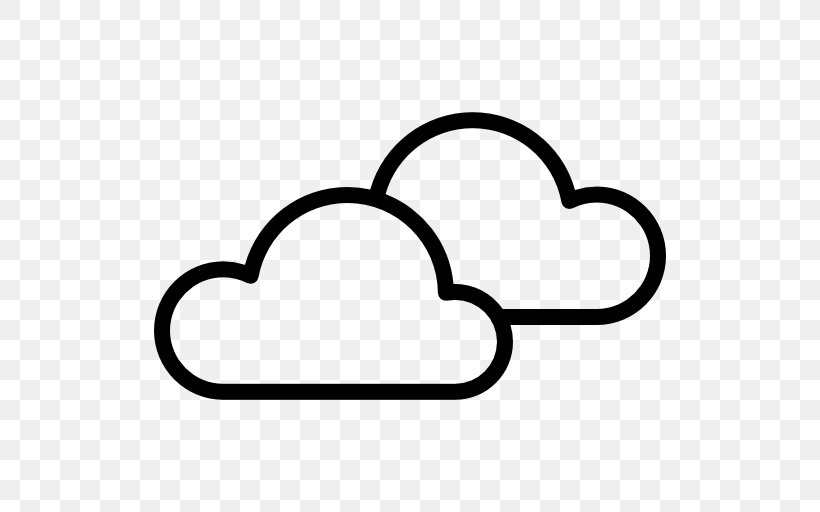Cloud Computing Meteorology, PNG, 512x512px, Cloud, Area, Black, Black And White, Body Jewelry Download Free