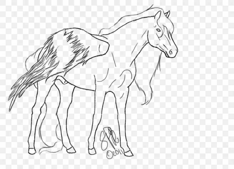 Mane Mustang /m/02csf Halter Drawing, PNG, 900x654px, Mane, Animal Figure, Arm, Artwork, Black And White Download Free