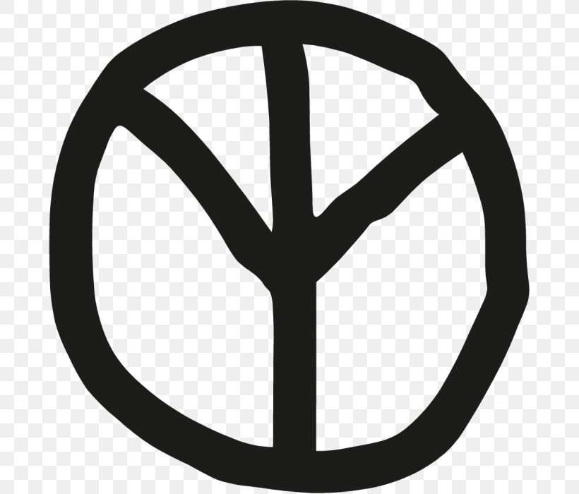 Peace Symbols Sticker Love, PNG, 681x700px, Peace Symbols, Black And White, Concept, Logo, Love Download Free