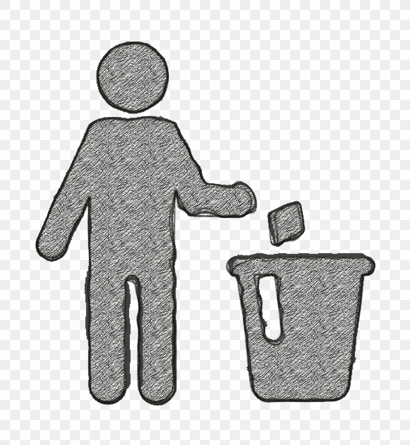 Trash Icon People Icon Public Spaces Signals Icon, PNG, 1162x1262px, Trash Icon, Behavior, Bin Icon, Black, Cartoon Download Free