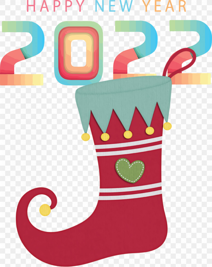 2022 Happy New Year 2022 New Year 2022, PNG, 2382x3000px, Christmas Stocking, Bauble, Christmas Day, Christmas Ornament M, Drawing Download Free