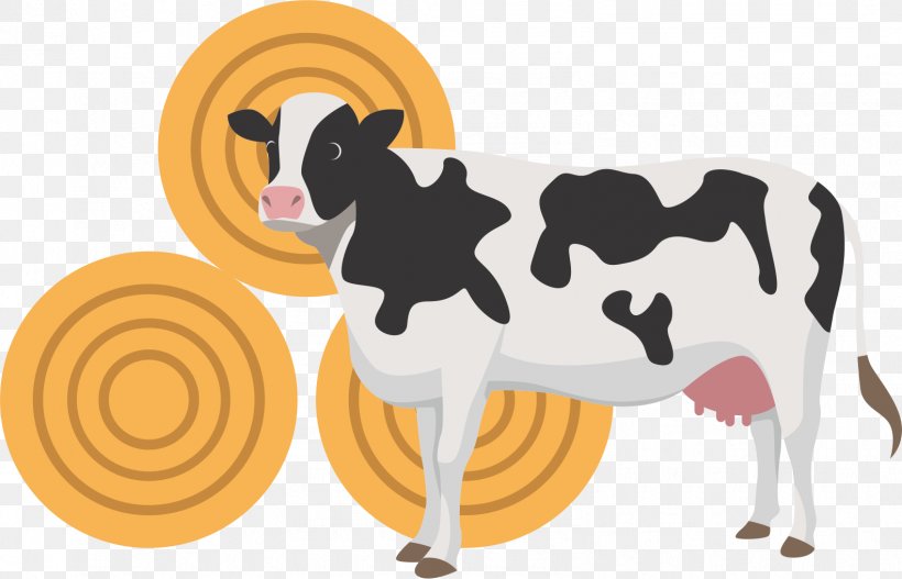 Cow Background, PNG, 1583x1019px, Cartoon, Animation, Bovine, Bull, Dairy Cow Download Free