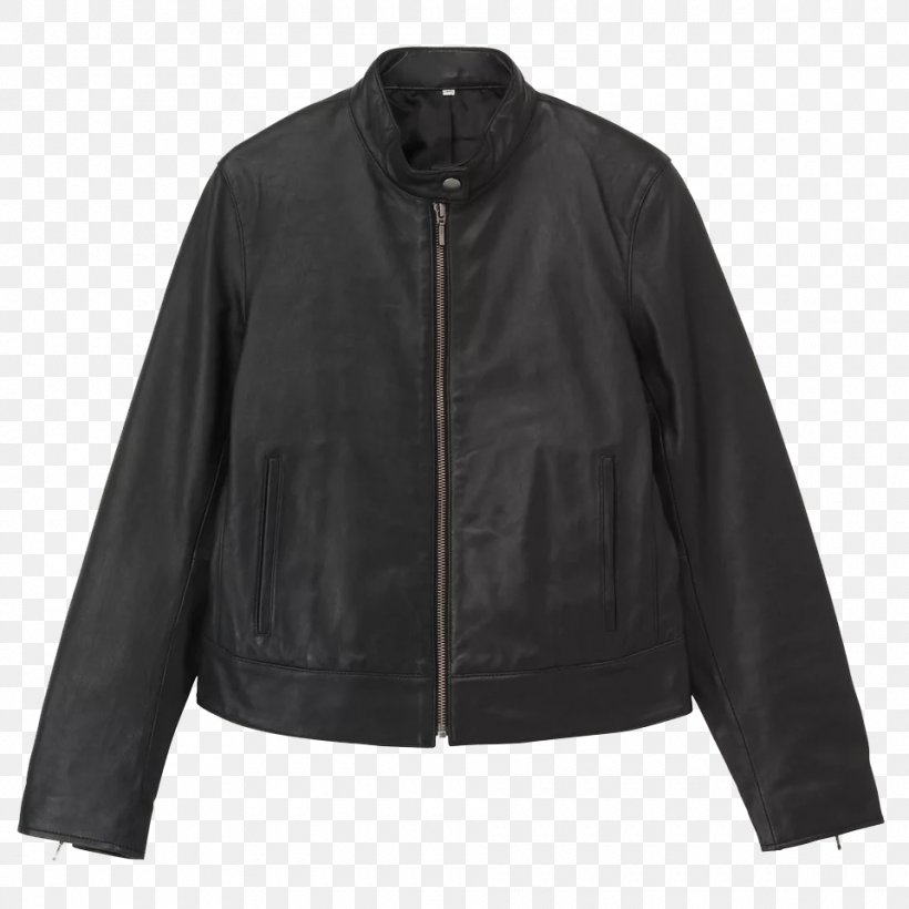 Leather Jacket Coat, PNG, 960x960px, Leather Jacket, Black, Button, Clothing, Coat Download Free