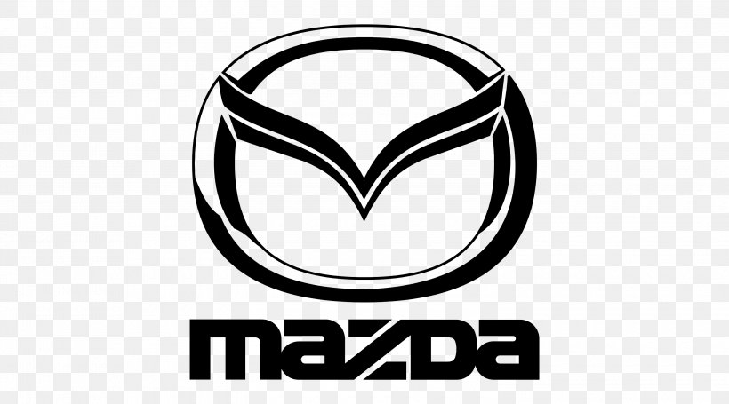 Mazda MX-5 Car Geneva Motor Show Logo, PNG, 3000x1667px, Mazda, Black And White, Brand, Car, Decal Download Free