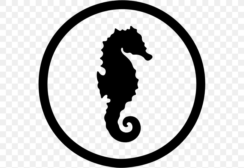 New Holland Seahorse Silhouette Wall Art, PNG, 561x563px, New Holland Seahorse, Art, Black And White, Cottage, Crossstitch Download Free