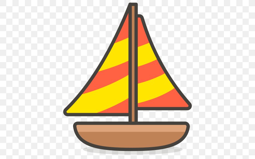 Sailboat Sailboat Sailing Ship, PNG, 512x512px, Sail, Boat, Cone, Emoji, Sailboat Download Free