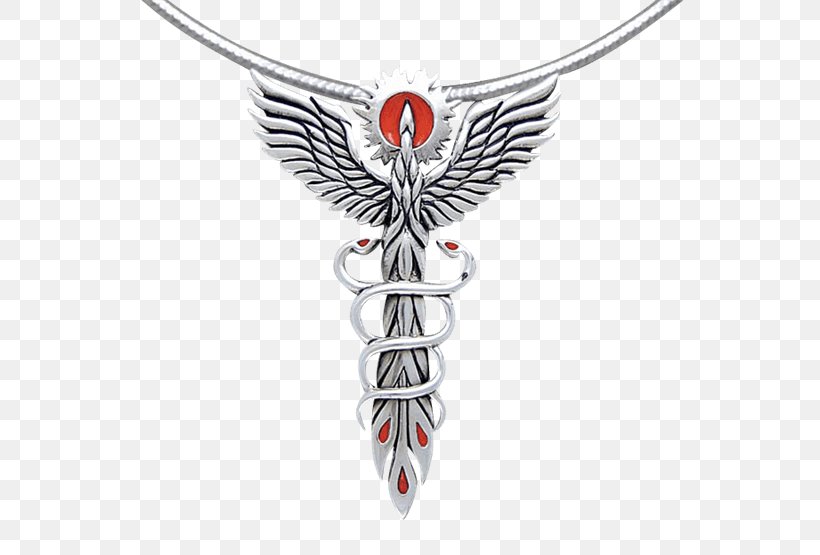 Amazon.com Charms & Pendants Necklace Jewellery Staff Of Hermes, PNG, 555x555px, Amazoncom, Bird, Body Jewelry, Caduceus As A Symbol Of Medicine, Chain Download Free