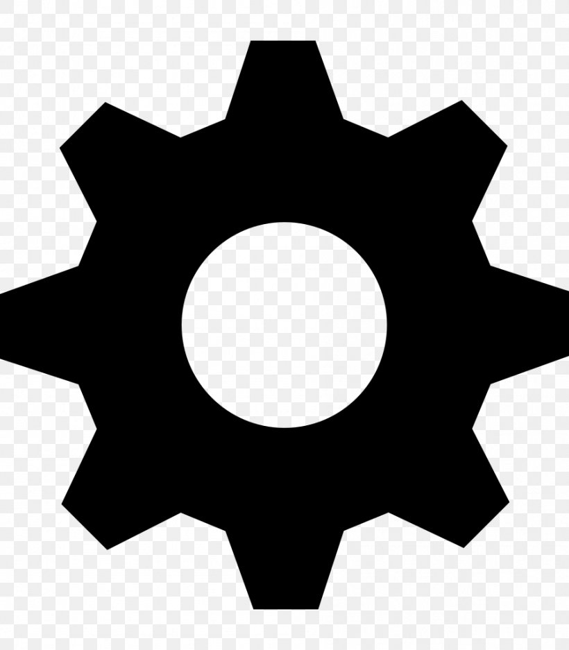 Download, PNG, 896x1024px, Gear, Black And White, Symbol Download Free