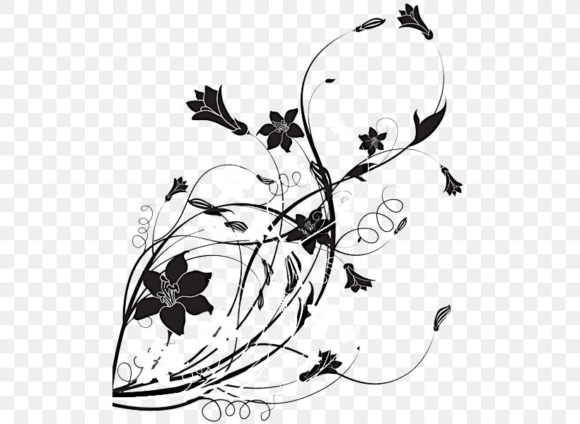 Black-and-white Line Art Coloring Book Plant Style, PNG, 501x600px, Blackandwhite, Coloring Book, Line Art, Plant, Style Download Free