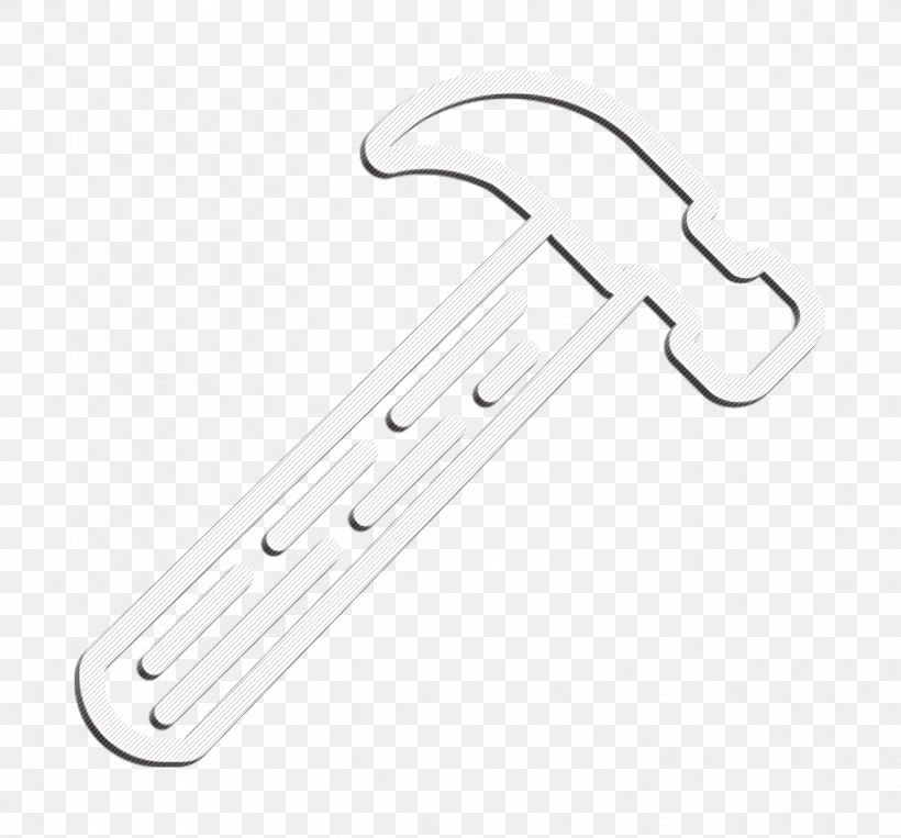 Hammer Icon Constructions Icon, PNG, 1404x1308px, Hammer Icon, Black And White, Computer Hardware, Constructions Icon, Line Download Free
