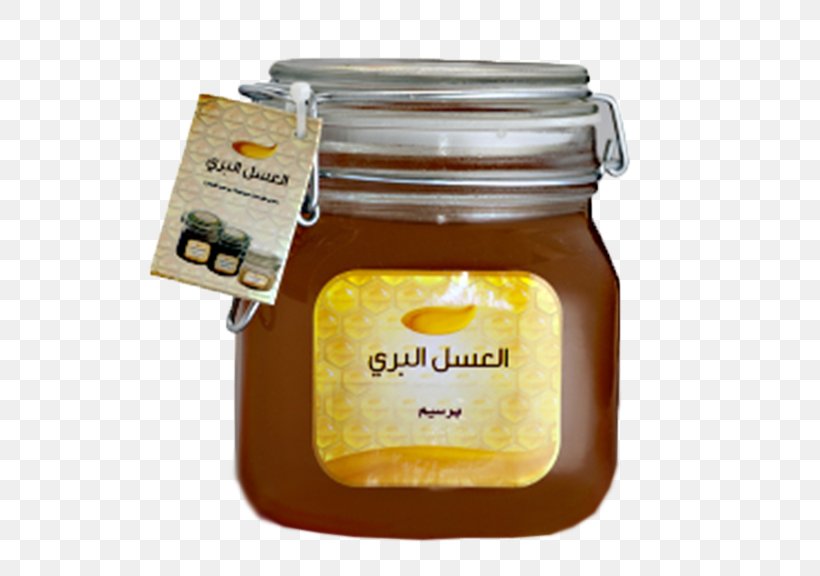 Honey Jam عسل سدر Bee Condiment, PNG, 576x576px, Honey, Bee, Condiment, Dairy Products, Date Honey Download Free