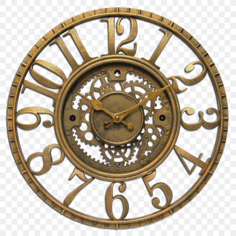 Alarm Clock Gear Wall Aiguille, PNG, 1058x1058px, Clock, Aiguille, Alarm Clock, Antique, Brass Download Free