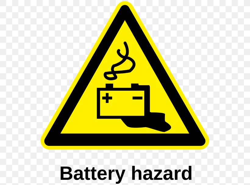 Battery Charger Warning Sign Hazard Symbol ISO 7010, PNG, 561x606px, Battery Charger, Alkaline Battery, Area, Automotive Battery, Brand Download Free