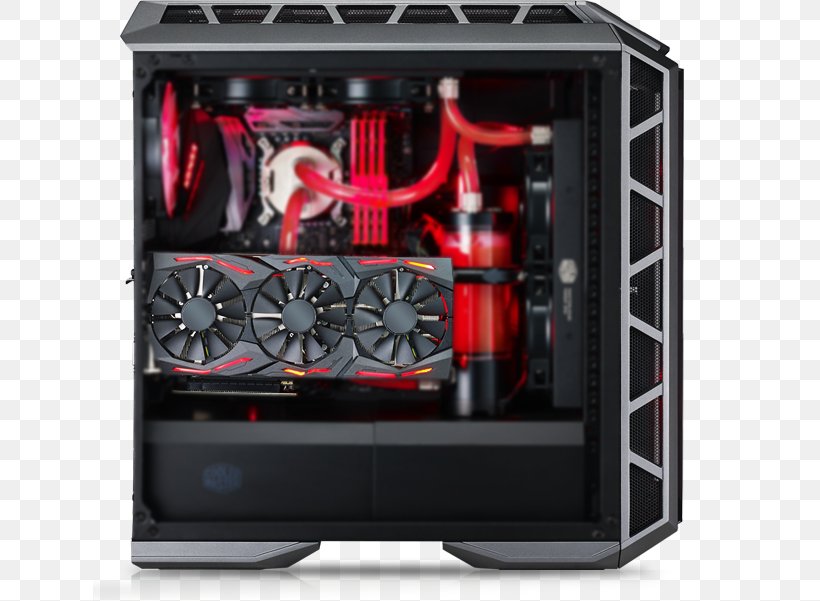 Computer Cases & Housings Power Supply Unit Cooler Master Computer System Cooling Parts Water Cooling, PNG, 675x601px, Computer Cases Housings, Atx, Computer Case, Computer Cooling, Computer Fan Download Free