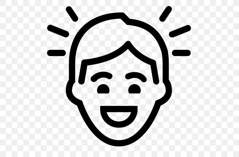 Line Art Monochrome Photography Happiness, PNG, 540x540px, Emoticon, Black And White, Emotion, Face, Facial Expression Download Free