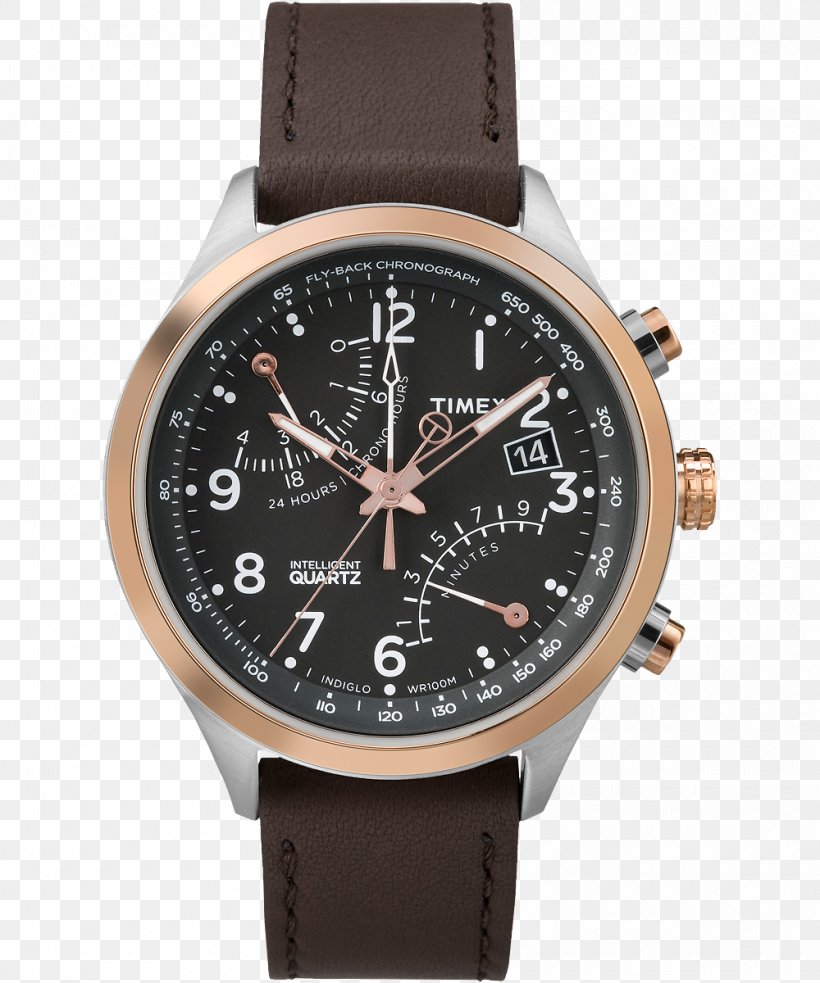 Watch Strap Chronograph Timex Group USA, Inc. Quartz Clock, PNG, 1000x1200px, Watch, Brand, Brown, Chronograph, Citizen Holdings Download Free