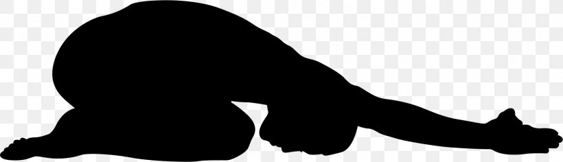 Cat Bālāsana Yoga Silhouette Child, PNG, 1614x465px, Cat, Arm, Balasana, Black, Black And White Download Free