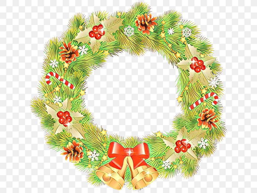 Christmas Decoration, PNG, 640x617px, Cartoon, Christmas, Christmas Decoration, Fir, Holly Download Free