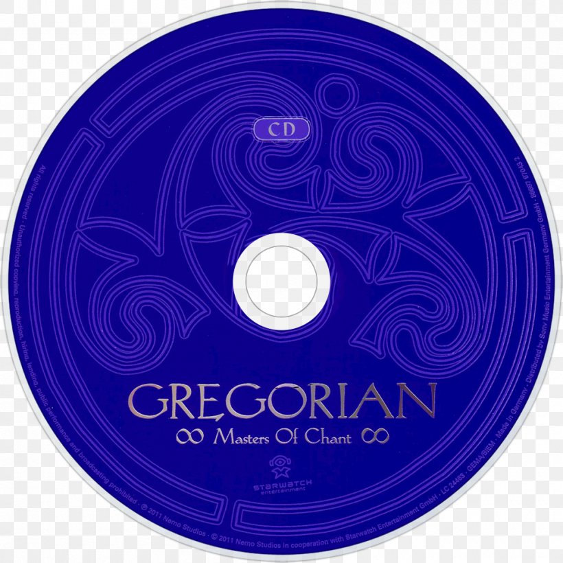 Compact Disc Christmas Chants Gregorian Special Edition, PNG, 1000x1000px, Compact Disc, Data Storage Device, Dvd, Electric Blue, Gregorian Download Free