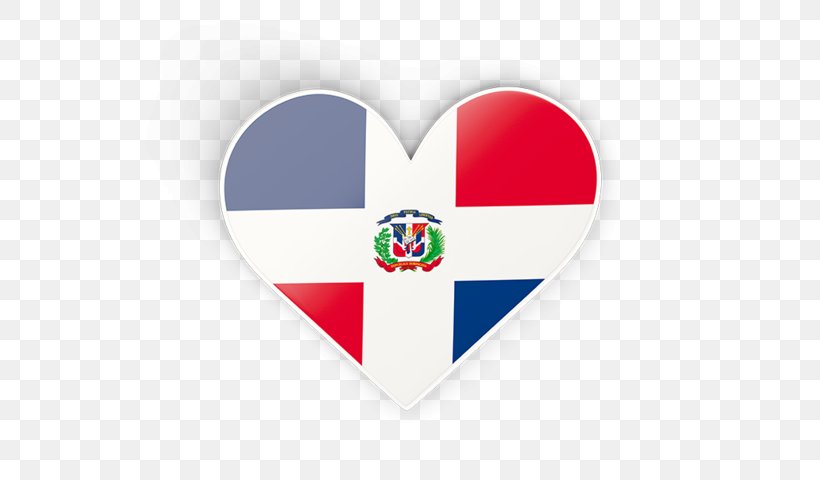 Flag Of The Dominican Republic National Flag Coat Of Arms Of The Dominican Republic, PNG, 640x480px, Flag Of The Dominican Republic, Brand, Dominican Republic, Flag, Heart Download Free