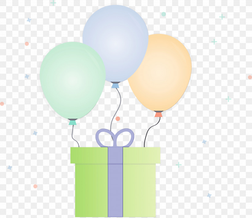 Hot Air Balloon, PNG, 3000x2600px, Birthday, Balloon, Cloud, Gift, Hot Air Balloon Download Free