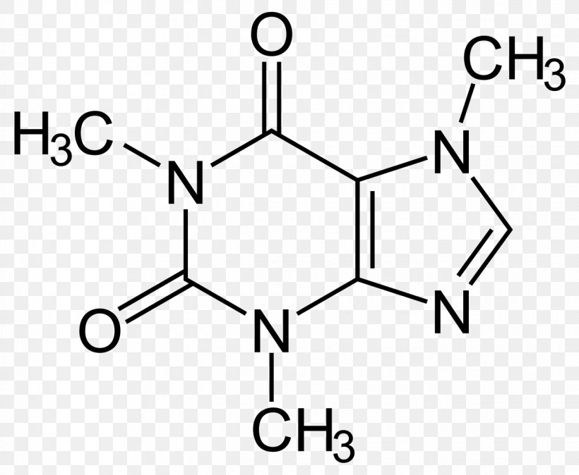 Caffeine Molecule Chemical Polarity Chemistry Adenosine Receptor, PNG, 1245x1024px, Watercolor, Cartoon, Flower, Frame, Heart Download Free
