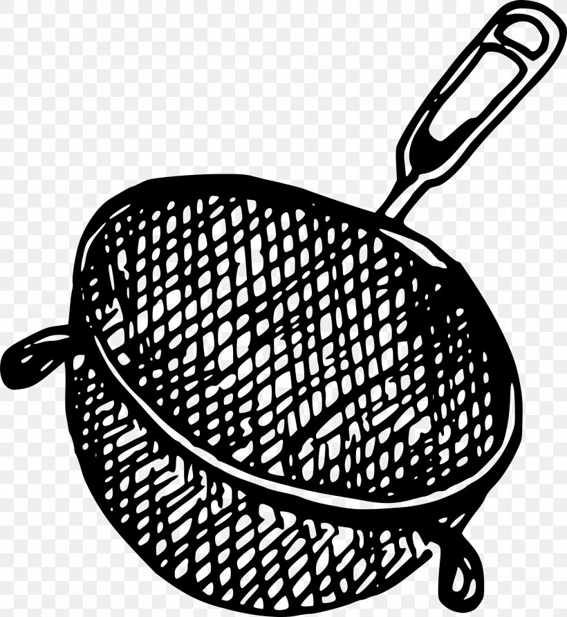 Colander Sieve Kitchen Clip Art, PNG, 2204x2400px, Colander, Black And White, Bowl, Cookware And Bakeware, Drawing Download Free