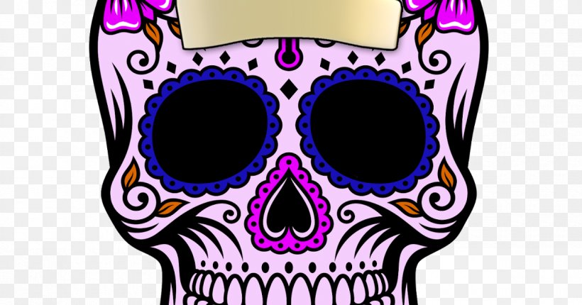 Calavera T-shirt Day Of The Dead Skull, PNG, 1200x630px, Calavera, Bone, Chocolate, Cuff, Day Of The Dead Download Free
