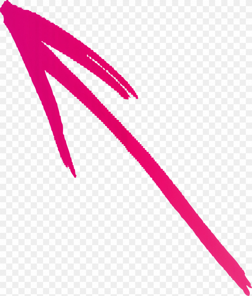 Hand Drawn Arrow, PNG, 2546x3000px, Hand Drawn Arrow, Line, Magenta, Pink Download Free