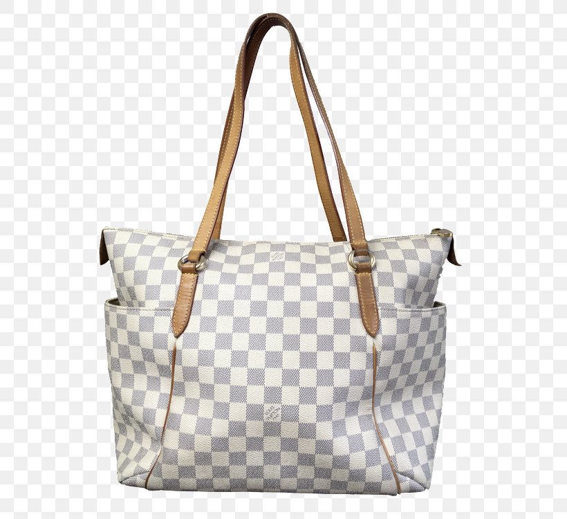 Handbag LVMH ダミエ Tote Bag Fashion, PNG, 563x750px, Handbag, Bag, Beige, Brown, Clothing Download Free