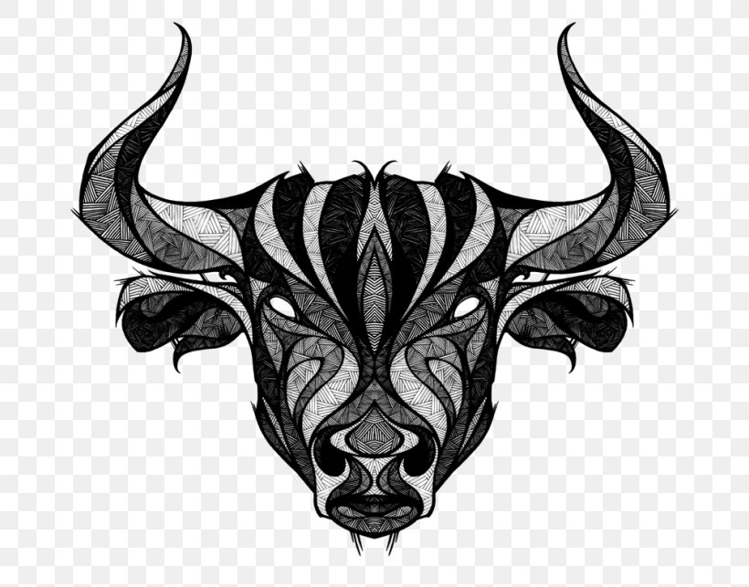 Taurus Tattoo Ink Bull Drawing, PNG, 700x643px, Taurus, Astrological Sign, Astrology, Black And White, Blackandgray Download Free