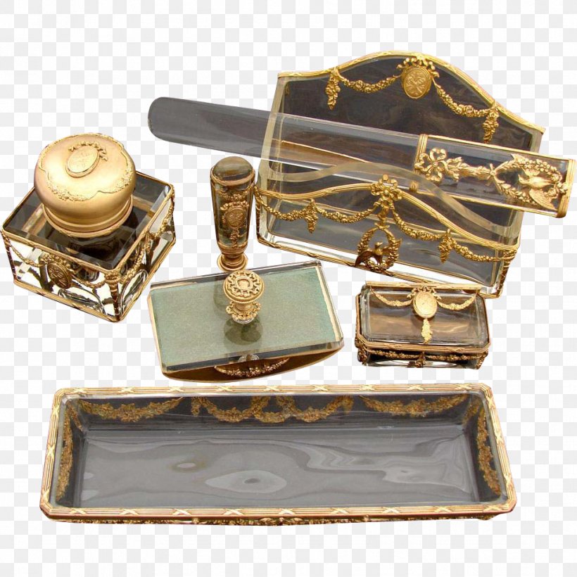 Brass Antique Inkstand Inkwell Desk, PNG, 977x977px, Brass, Antique, Baccarat, Bronze, Desk Download Free