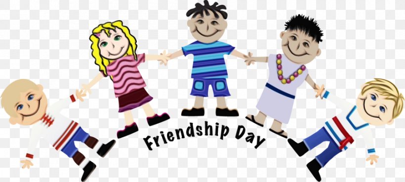 Cartoon Happy Friendship Day, PNG, 900x406px, Friendship Day, Cartoon, Child, Childrens Day, Datas Comemorativas Download Free