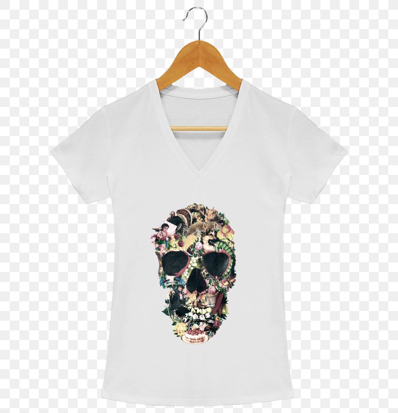 T-shirt Skull Sleeve Bluza Fashion, PNG, 690x850px, Tshirt, Art, Baby Toddler Onepieces, Bag, Bluza Download Free