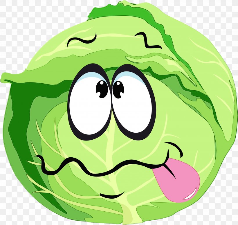 Green Cartoon Vegetable Bell Pepper Cabbage, PNG, 2980x2820px, Watercolor, Bell Pepper, Cabbage, Cartoon, Food Download Free