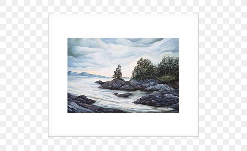 Watercolor Painting Art Museum Giclée, PNG, 500x500px, Painting, Art, Art Museum, Canvas, Coast Download Free