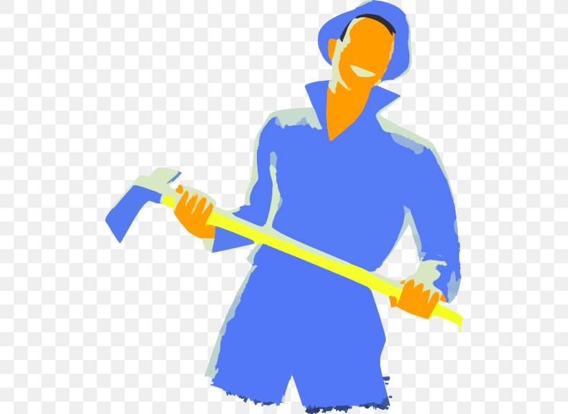 A Man With Axe Clip Art, PNG, 516x598px, Axe, Art, Blue, Electric Blue, Fictional Character Download Free
