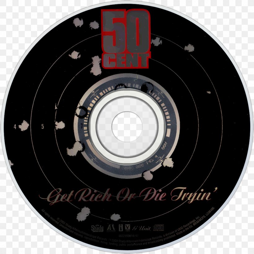 Get Rich Or Die Tryin' Compact Disc Before I Self Destruct Interscope Records, PNG, 1000x1000px, 50 Cent, Compact Disc, Album, Before I Self Destruct, Camera Lens Download Free