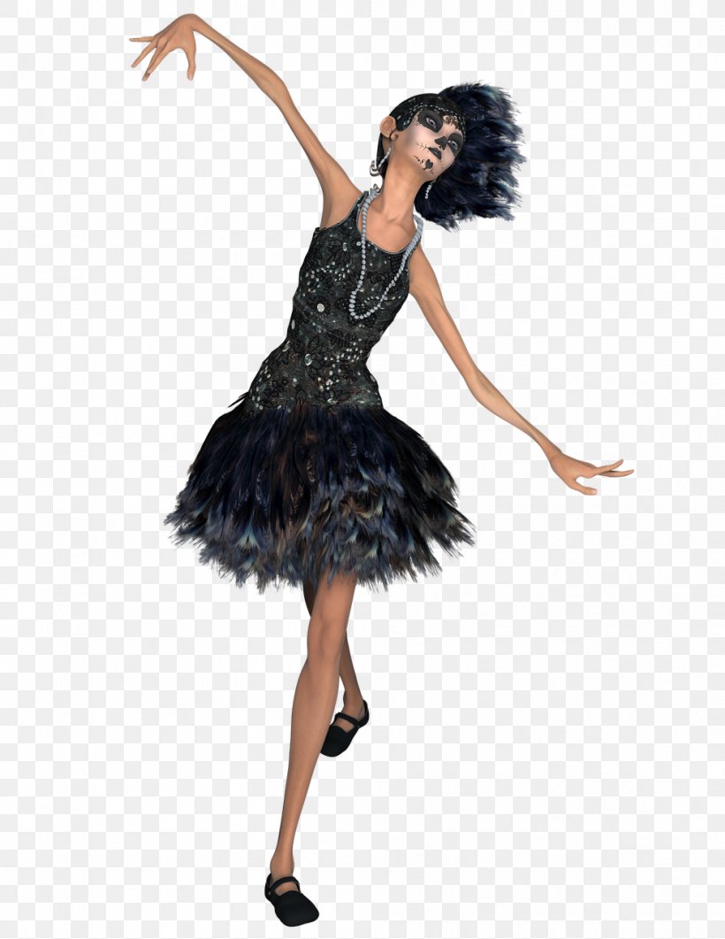 Little Black Dress Calavera Shoulder Fashion Model, PNG, 989x1280px, Little Black Dress, Ballet, Ballet Dancer, Ballet Tutu, Calavera Download Free