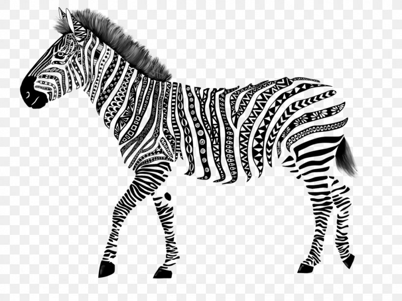Quagga Zebra Drawing Art, PNG, 1024x768px, Quagga, Animal Figure, Art, Artist, Black And White Download Free