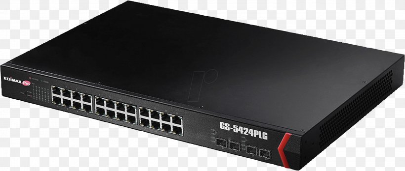 Wireless Access Points Ethernet Hub Network Switch Power Over Ethernet Small Form-factor Pluggable Transceiver, PNG, 2953x1254px, 10 Gigabit Ethernet, Wireless Access Points, Computer Accessory, Computer Component, Computer Network Download Free