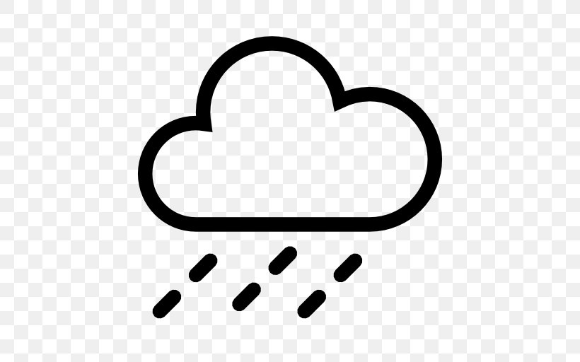 Rain Cloud Overcast, PNG, 512x512px, Rain, Black And White, Cloud, Emoticon, Heart Download Free