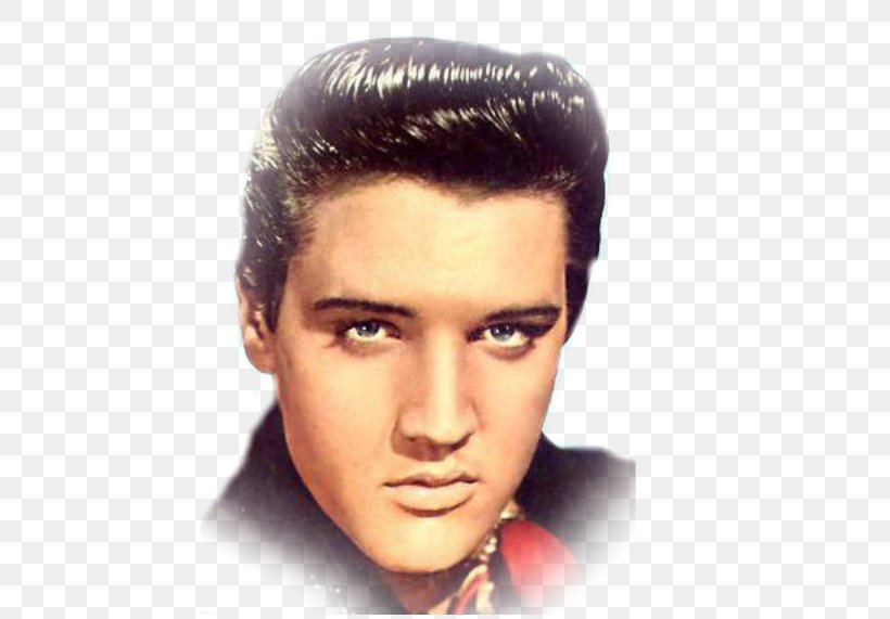 Elvis [Tribute To Elvis Presley, Pioneer And King] Graceland Rock And Roll Blue Suede Shoes, PNG, 541x571px, Elvis Presley, Black Hair, Blue Suede Shoes, Chin, Ducktail Download Free