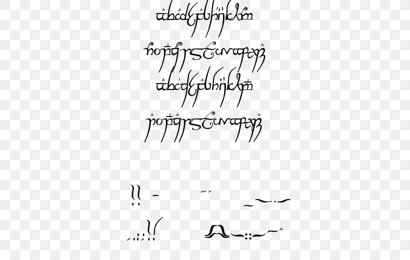 Elvish Languages Handwriting Logo Document Font, PNG, 800x520px, Elvish Languages, Area, Black, Black And White, Brand Download Free