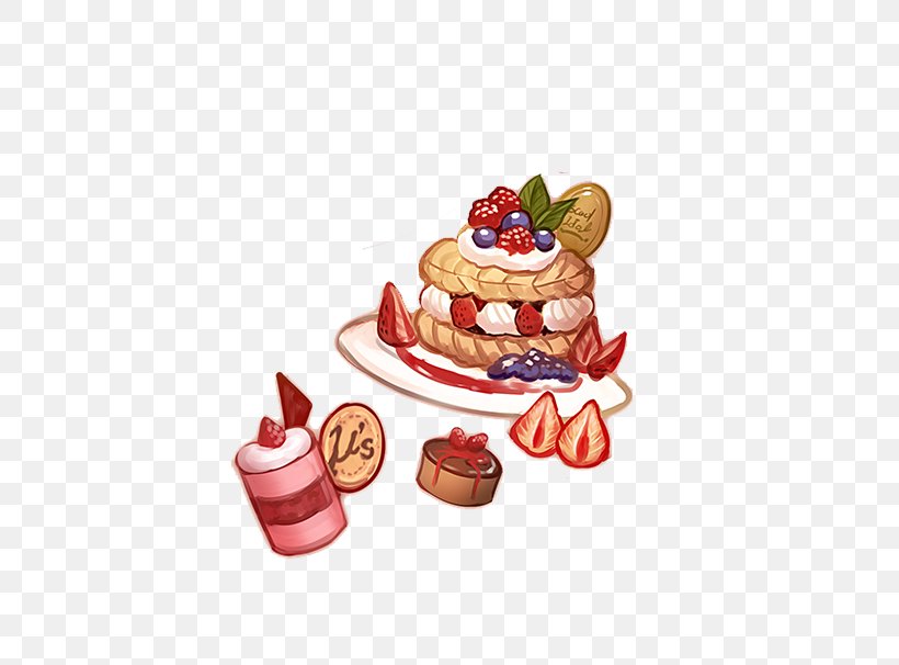 Strawberry Cream Cake Aedmaasikas Strawberry Cream Cake Dessert, PNG, 714x606px, Strawberry, Aedmaasikas, Bread, Cake, Cartoon Download Free
