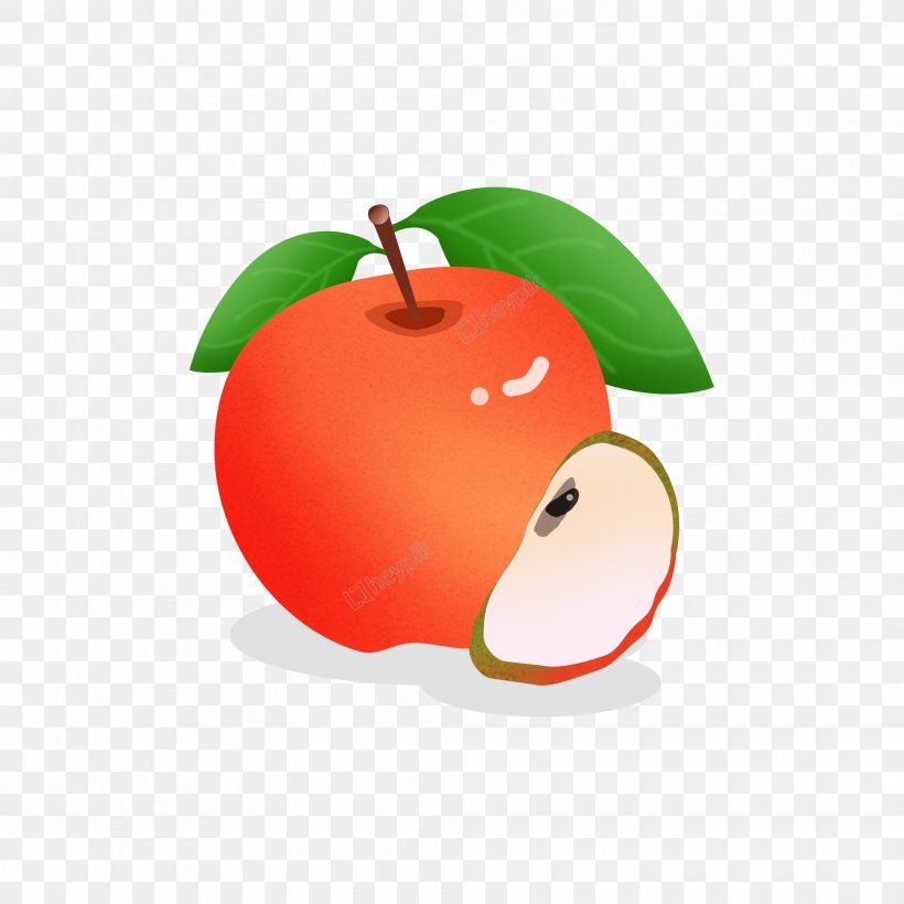 Apple Cartoon Drawing Image Graphics, PNG, 2000x2000px, Apple, Cartoon, Drawing, Food, Fruit Download Free
