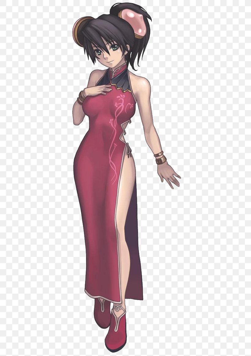 Ar Tonelico: Melody Of Elemia Ar Tonelico 2 Dress Cheongsam Clothing, PNG, 378x1164px, Watercolor, Cartoon, Flower, Frame, Heart Download Free