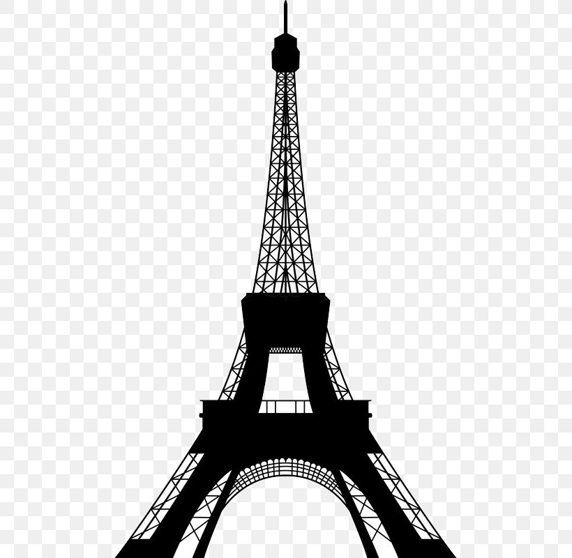 Eiffel Tower Champ De Mars Royalty-free Vector Graphics, PNG, 491x800px, Eiffel Tower, Black And White, Building, Champ De Mars, Construction Of The Eiffel Tower Download Free