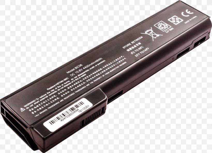 Electric Battery Hewlett-Packard AC Adapter Laptop Lithium-ion Battery, PNG, 1956x1416px, Electric Battery, Ac Adapter, Battery, Computer, Electric Potential Difference Download Free
